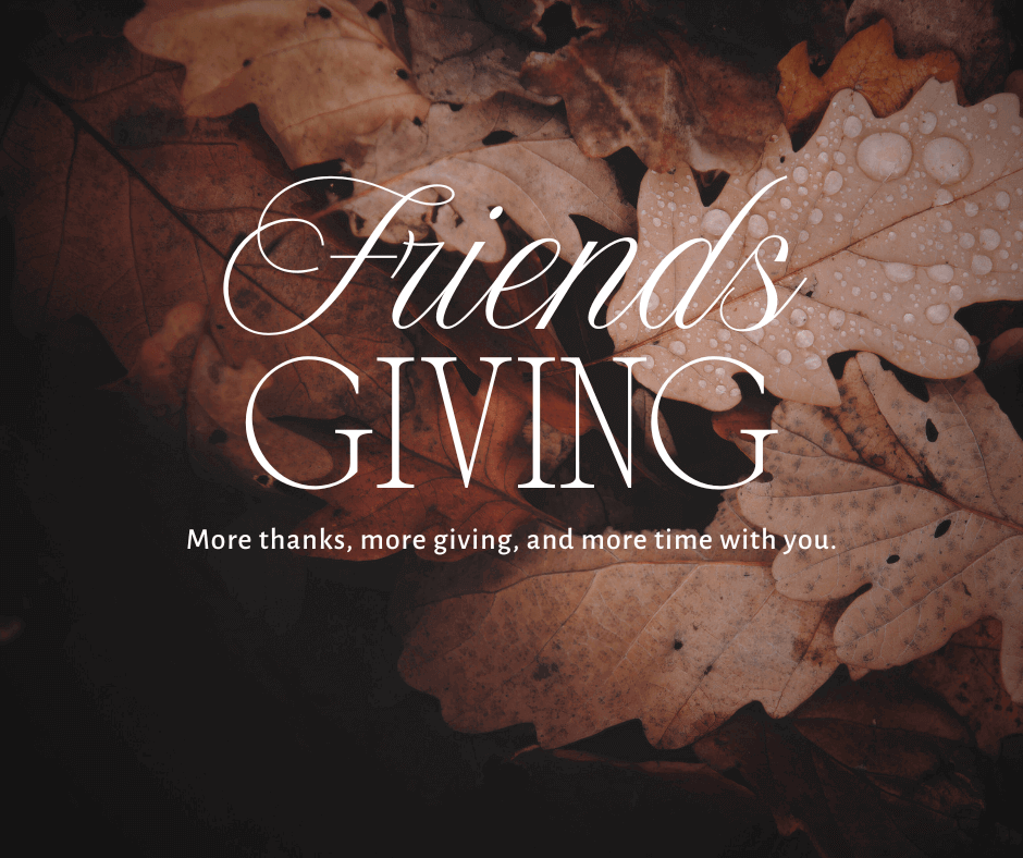 Friendsgiving eCard - (Leaf) Confetti Opening