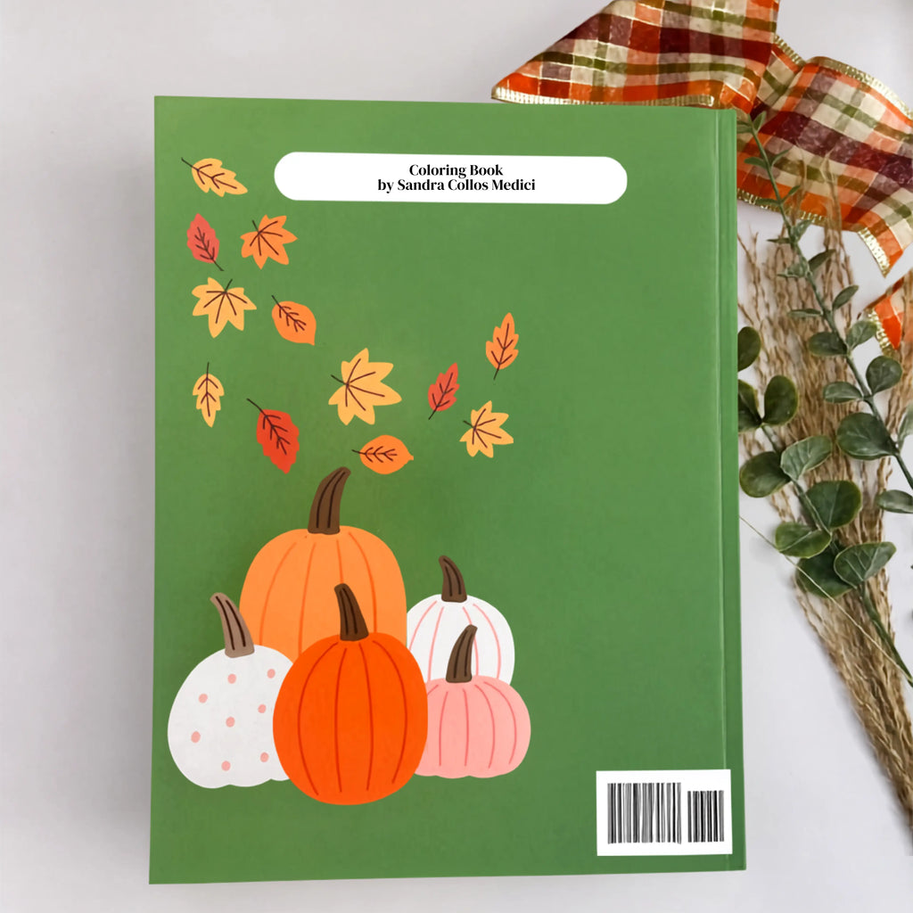 Friendsgiving A-Z Color and Trace Activity Workbook
