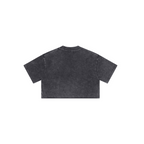 Women's Crop Top T-Shirt Snow Wash