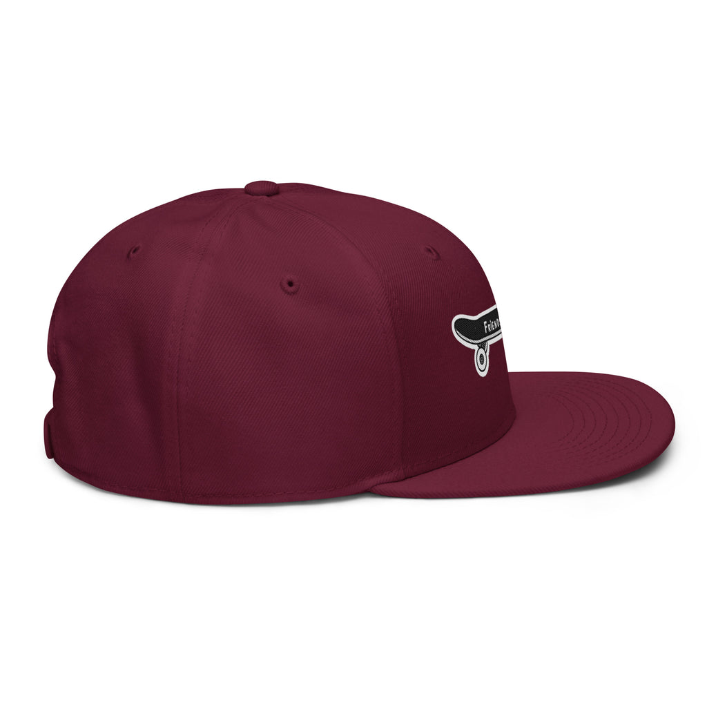 Black baseball cap on a white background
