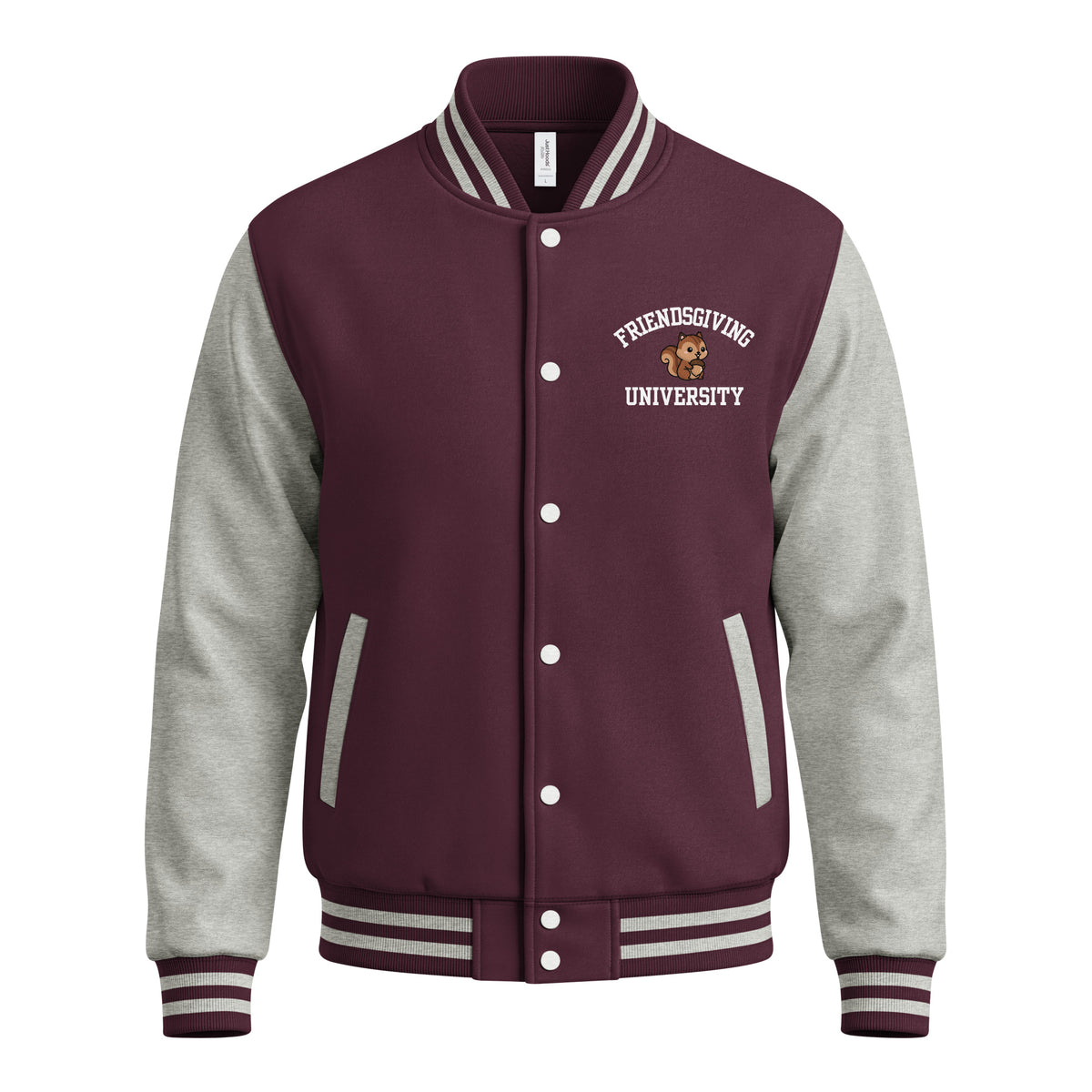 FriendsgivingUniversityHeavyweightLettermanJacket_Front