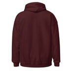 Maroon hoodie on a white background