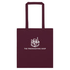 The Friendsgiving Shop Tote - Maroon and White